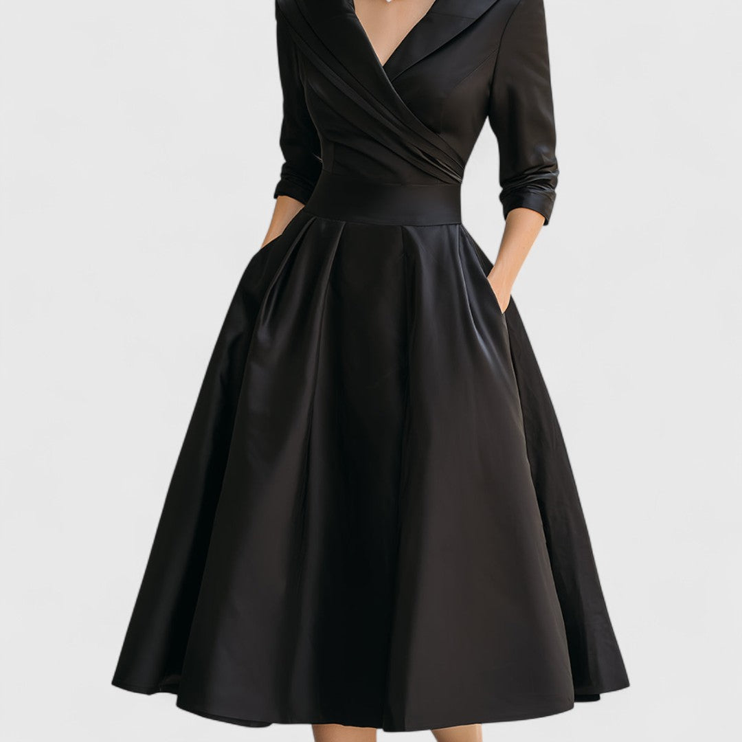 Valerie - Elegáns Midi Ruha