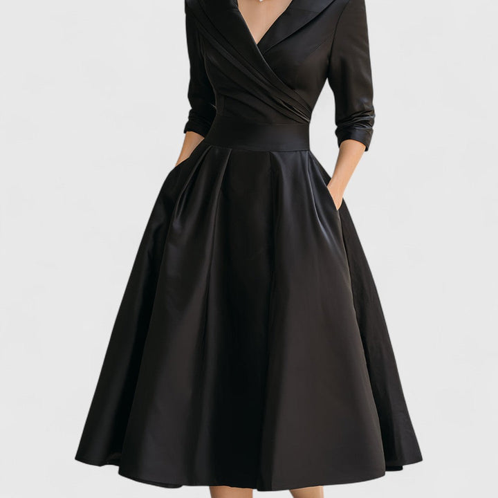 Valerie - Elegáns Midi Ruha