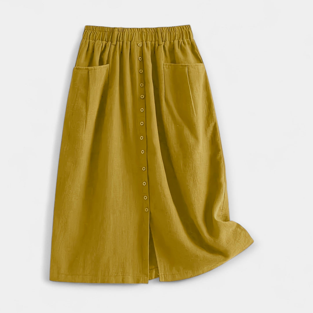 Midi szoknya vintage stílusban