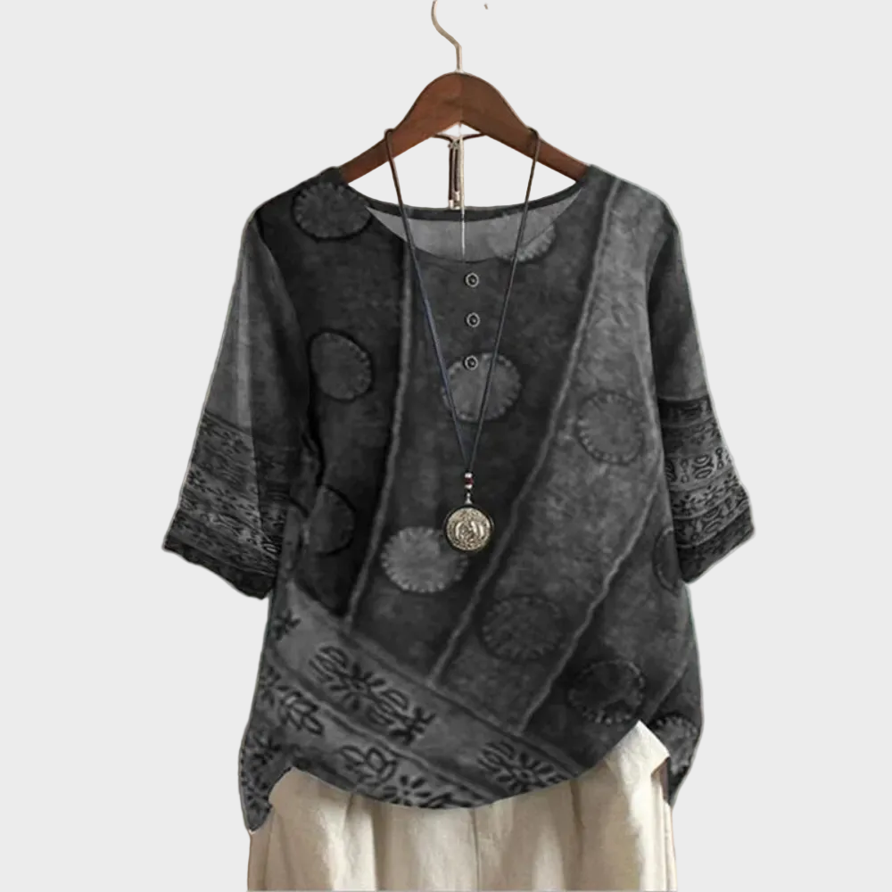 Valerie - Színes boho-top