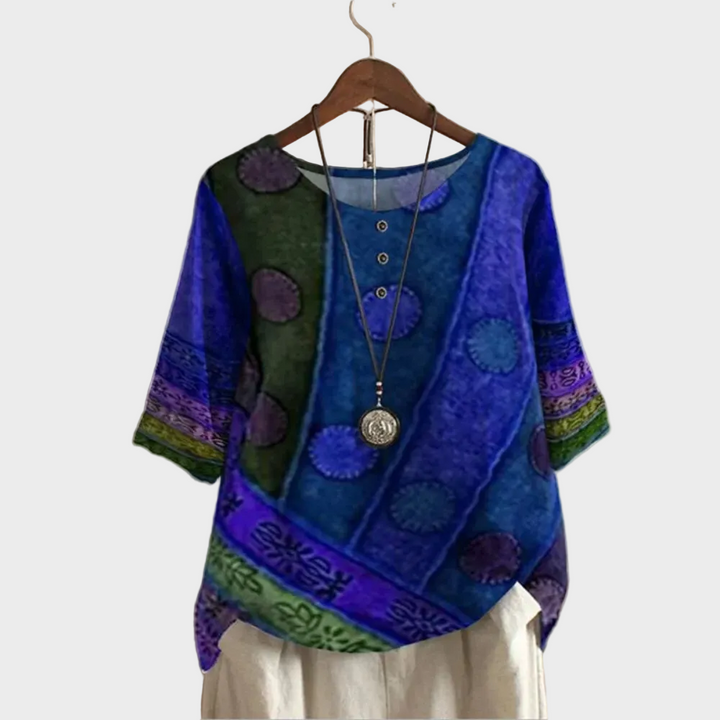 Valerie - Színes boho-top