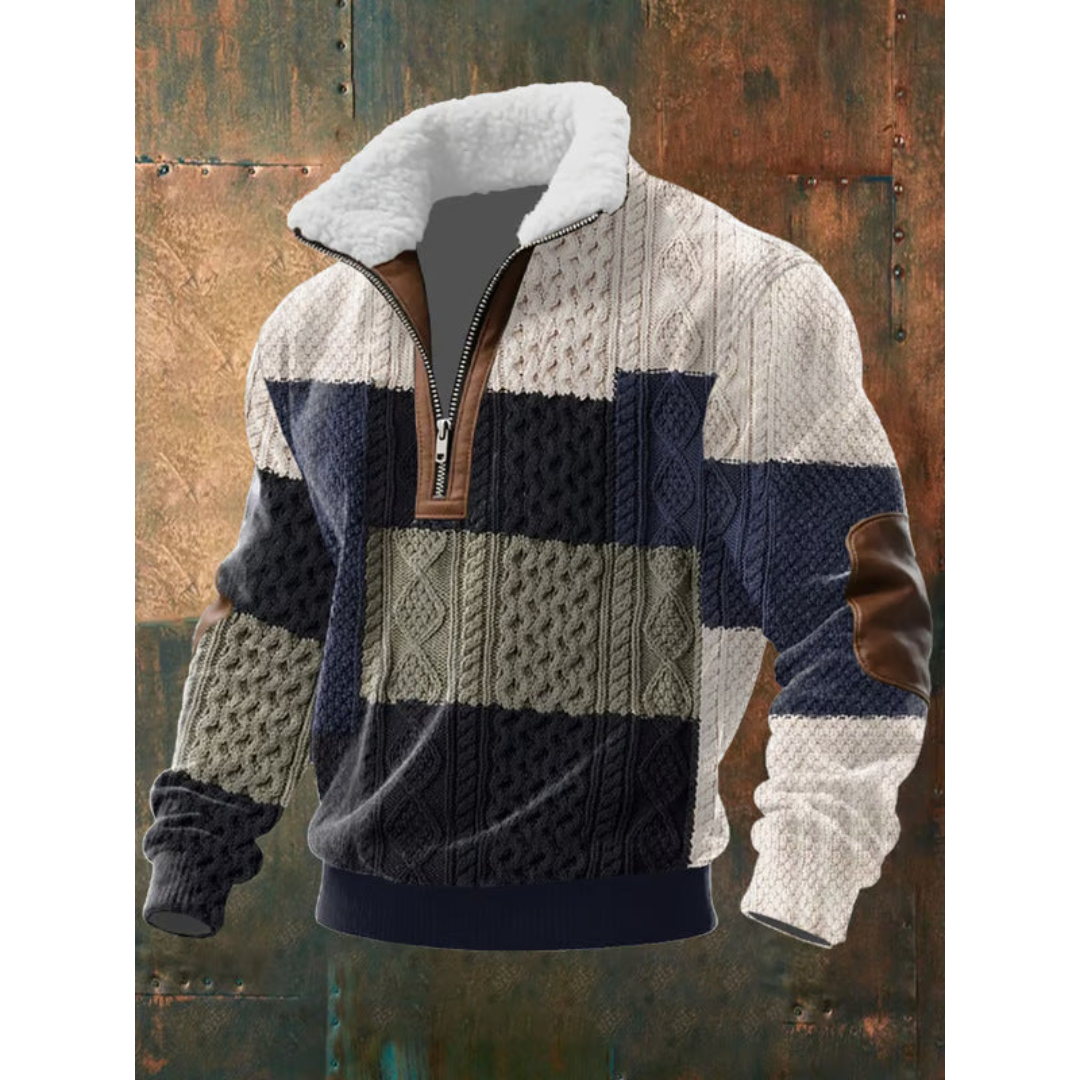 János - Magas nyakú fleece pulóver