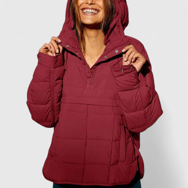 Veronika – Vízhatlan oversized kapucnis pulóver
