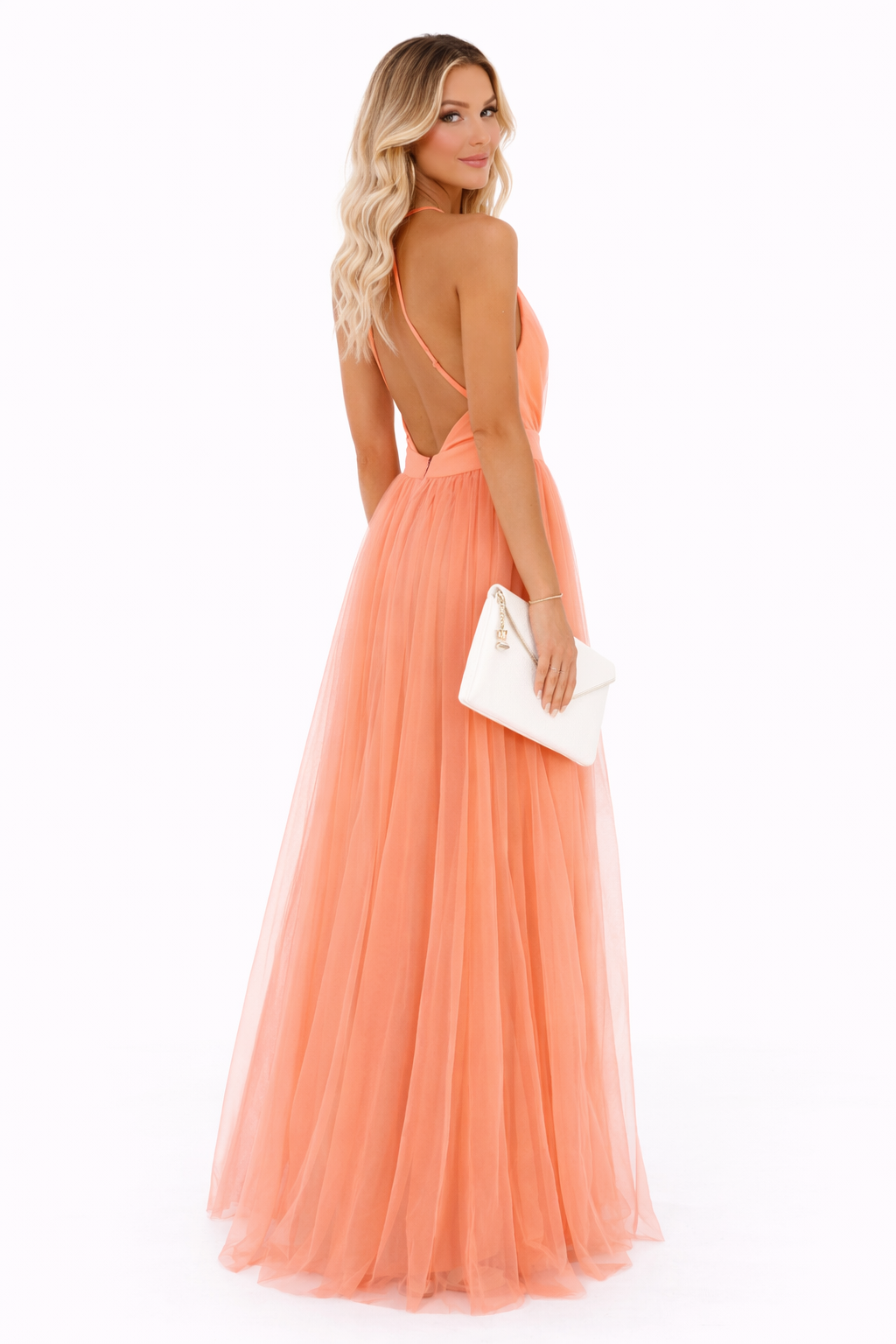 Lina – Coral Grace Maxi Ruha