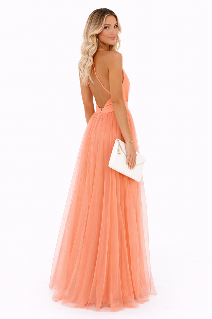 Lina – Coral Grace Maxi Ruha