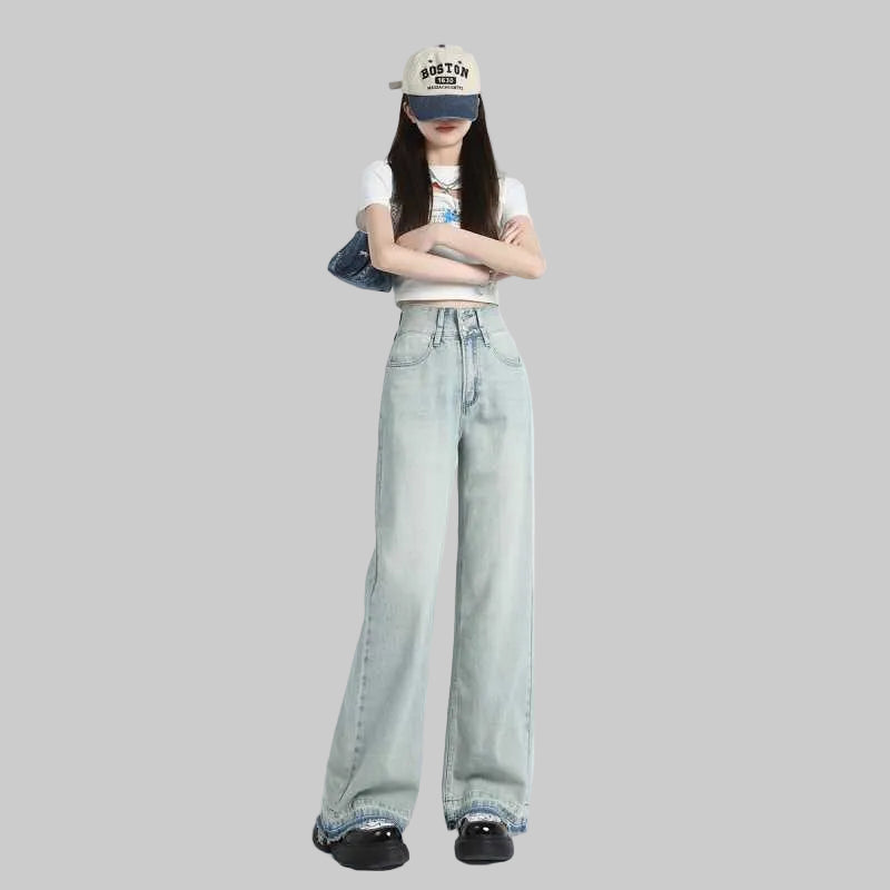 Armina - Nyári Farmer Nadrág Laza Fitttel