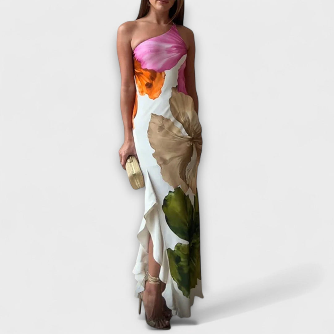 De Saphir - Elegáns Pöttyös Maxi Ruha