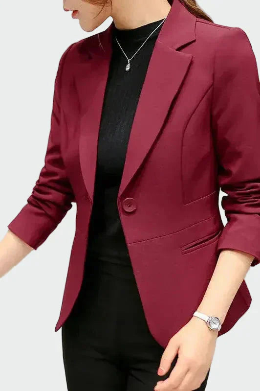 Dora - Elegáns fekete kabát