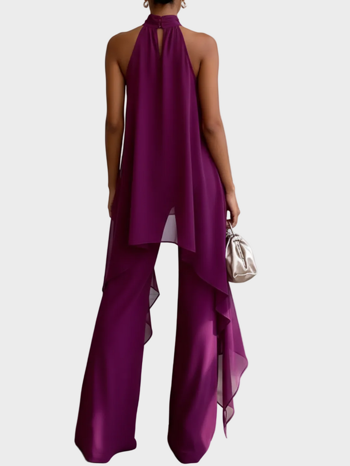 Viola - Elegáns Halter Szett Nadrággal