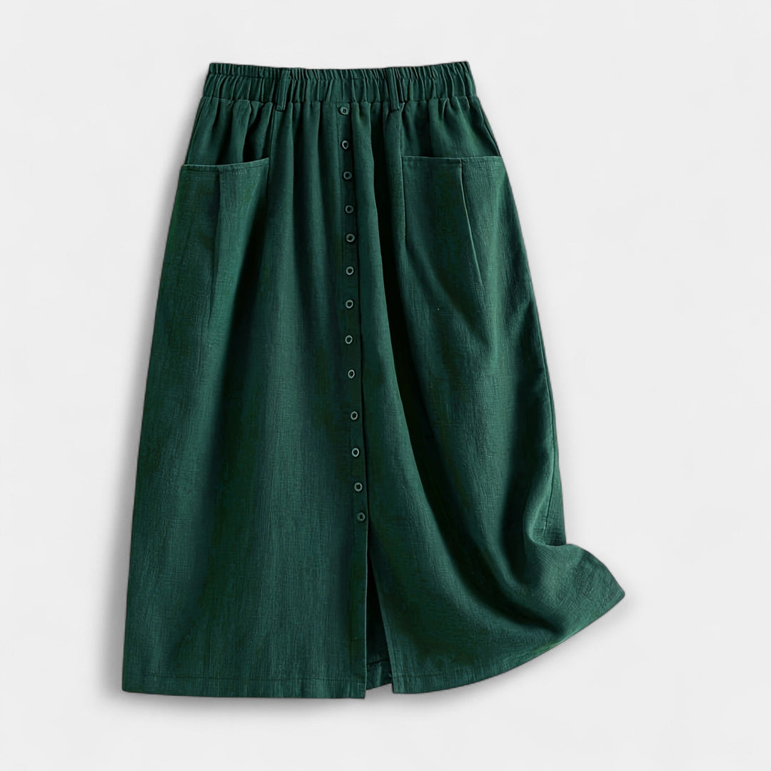 Midi szoknya vintage stílusban