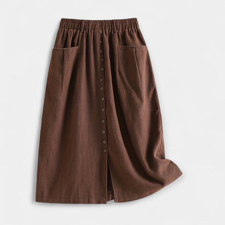 Midi szoknya vintage stílusban