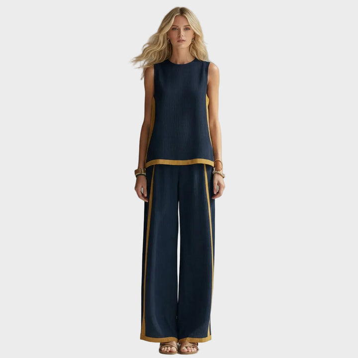 Teresa - Elegáns Vászonruha Szett